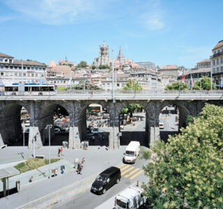 Le Grand Pont à Lausanne. © Geoffrey Cottenceau © CPCL